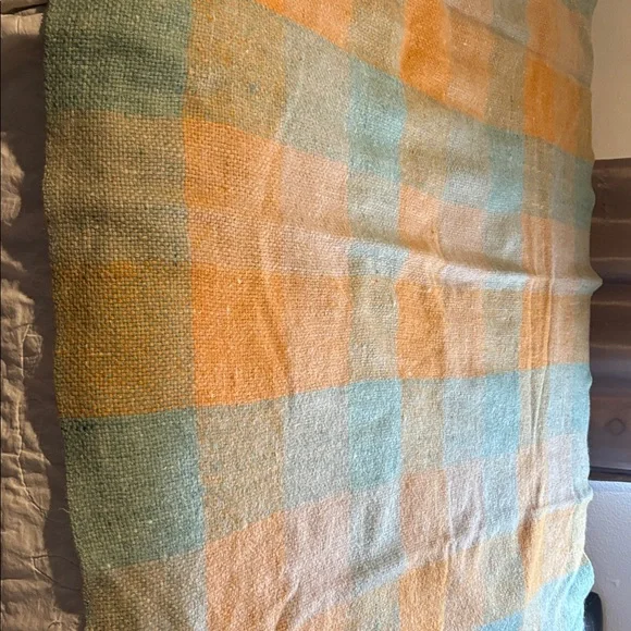 Kenwood wool plaid blanket throw 55”x68” - Picture 5 of 8